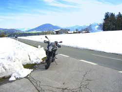 Bei Wörnsmühl: der erste Schnee