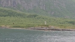 zurueck uebern Polarkreis auf der Fjord-Faehre