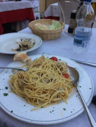 Spaghetti mit Jakobsmuscheln