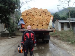 Millionen von Holz Esstäbchen