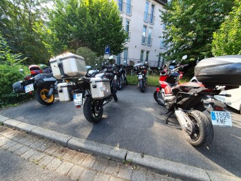 Endlich angekommen! Der Bagster-Gelsitz hat sich gelohnt.