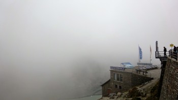 Großglockner war diesmal nicht da - dafür da Nebel