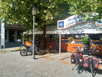 Mittagspause Biergarten Hersbruck