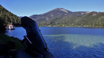 Erlaufsee (diesmal nicht überlaufen - weil z'Mittag schneidige 7 Grad)