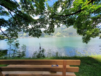 Frühstückspause in Zell am See.