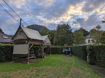 Die Franzosen mit ihren Camping Municipal kann man echt beneiden. Hier gab's sogar einen Pool.