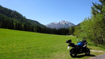 Promau bei Hollenstein (auf 17 km nur ein Radler - sonst nix !!)