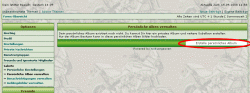&quot;Erstelle Persönliches Album&quot; anklicken